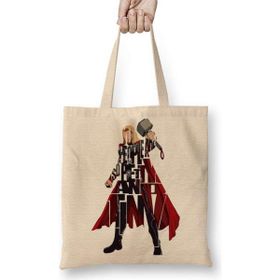 Humuts Thor Typography Bez Çanta
