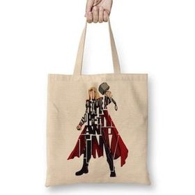 Humuts Thor Typography Bez Çanta