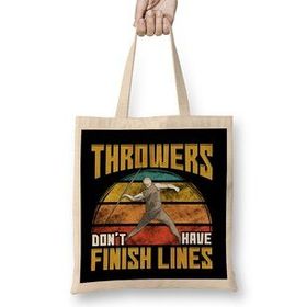 Humuts Throwers Dont Have Finish Lines Funny Javelin Bez Kadın Günlük Çanta