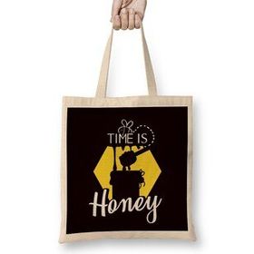 Humuts Time Honey Honeycomb Beehive Beekeeping Apiarist Insect Bez Kadın Günlük Çanta