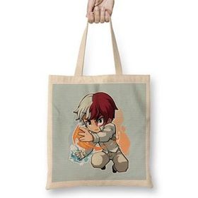 Humuts Todoroki Boku No Hero Shouto Todoroki V2 Bez Uzun Saplı Açık Bej Rengi Çanta