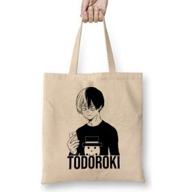 Humuts Todoroki Half Half Todoroki Shoto Bez Uzun Saplı Açık Bej Rengi Çanta