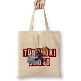 Humuts Todoroki Shoto My Hero Academia Bez Uzun Saplı Açık Bej Rengi Çanta
