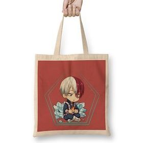Humuts Todoroki Shoto My Hero Academia Bez Uzun Saplı Açık Bej Rengi Çanta