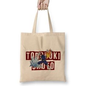 Humuts Todoroki Shoto My Hero Academia Bez Uzun Saplı Açık Bej Rengi Çanta