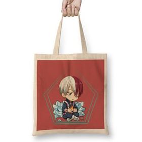 Humuts Todoroki Shoto My Hero Academia Bez Uzun Saplı Açık Bej Rengi Çanta