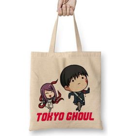 Humuts Tokyo Ghoul Kaneki Correndo Bez Uzun Saplı Açık Bej Rengi Çanta