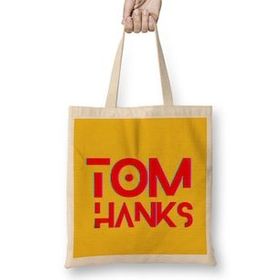 Humuts Tom Hanks Artwork Bez Uzun Saplı Açık Bej Rengi Çanta