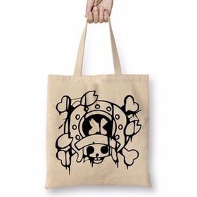 Humuts Tony Tony Chopper One Piece Bez Uzun Saplı Açık Bej Rengi Çanta