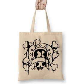 Humuts Tony Tony Chopper One Piece Bez Uzun Saplı Açık Bej Rengi Çanta