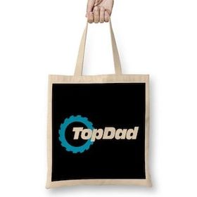 Humuts Top Dad Top Gear Logo Bez Uzun Saplı Açık Bej Rengi Çanta