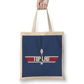 Humuts Top Gun Top Lad Rugby Ball Logo Bez Uzun Saplı Açık Bej Rengi Çanta