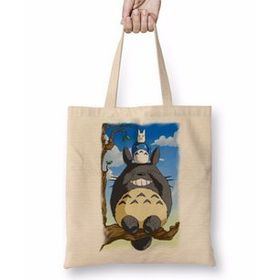 Humuts Totoro 02 Bez Uzun Saplı Açık Bej Rengi Çanta