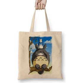 Humuts Totoro 02 Bez Uzun Saplı Açık Bej Rengi Çanta
