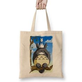 Humuts Totoro 02 Bez Uzun Saplı Açık Bej Rengi Çanta