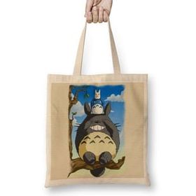 Humuts Totoro 02 Bez Uzun Saplı Açık Bej Rengi Çanta
