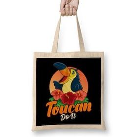 Humuts Toucan Do It Funny You Can Do It Pun Bird Obsessed Bez Kadın Günlük Çanta