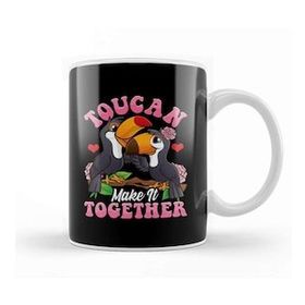 Humuts Toucan Do It Funny You Can Do It Pun Thumbs Up Kupa Bardak