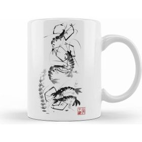 Humuts Traditional Chinese Painting Shrimp Gathering Kupa