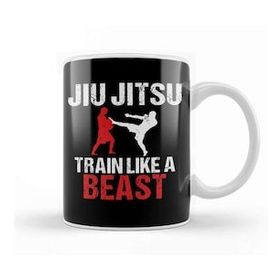 Humuts Train Like A Beast Bjj Jiu Jitsu Trainer & Coach Kupa Bardak