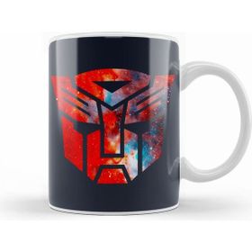 Humuts Transformers Galaxy Silhouette Logo Kupa Bardak