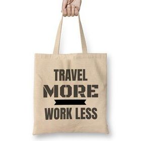 Humuts Travel More Work Less Funny Traveling Bez Çanta