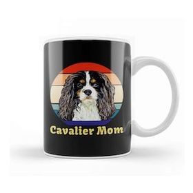 Humuts Tri Colored Cavalier King Charles Spaniel Mom Kupa Bardak