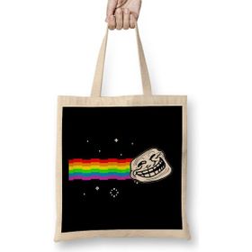 Humuts Troll Face Nyan Cat Meme Bez Çanta