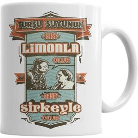 Humuts Turşu Suyunun İyi Limonla Olur Kupa az