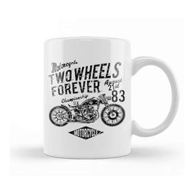 Humuts Two Wheels Forever Motorcycle Kupa