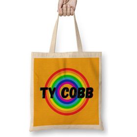 Humuts Ty Cobb - Baseball Lovers Gifts Vintage Retro Rainbow Bez Kadın Günlük Çanta