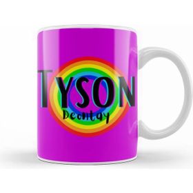 Humuts Tyson Fury Retro Rainbow Style Kupa