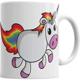 Humuts Unicorn Anime Cartoon Sevimli Cute Rainbow Kupa