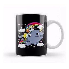 Humuts Unicorn Riding Narwhal Adorable Unicorn Of The Sea Kupa