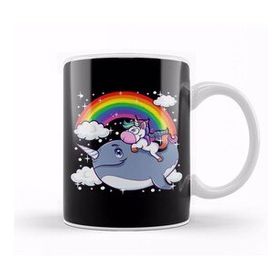 Humuts Unicorn Riding Narwhal Adorable Unicorn Of The Sea Kupa