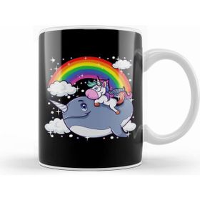 Humuts Unicorn Riding Narwhal Adorable Unicorn Of The Sea Kupa