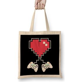 Humuts Valentine's Day Video Game Controller Pixel Heart Bez Çanta