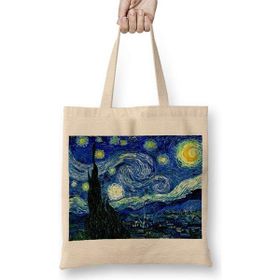 Humuts Van Gogh Yıldızlı Gece Bez Çanta