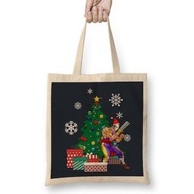 Humuts Vega Around The Christmas Tree Street Fighter Uzun Saplı Bez Çanta