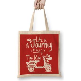 Humuts Vespa Journey Life Is A Journey Enjoy The Ride Bez Çanta