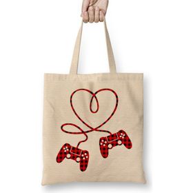 Humuts Video Gamer Valentines Day With Controllers Heart Bez Çanta