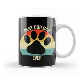 Humuts Vintage Best Dog Dad Ever Kupa