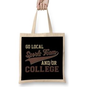 Humuts Vintage Go Local Sports Team And Or College Funny Bez Çanta
