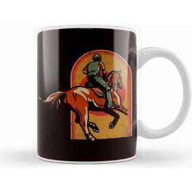 Humuts Vintage Horse Rider Equestrian Sport Retro Saddle Dressage Kupa