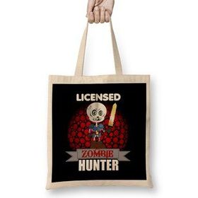 Humuts Vintage Licensed Zombie Hunter Skeleton Halloween Bez Çanta