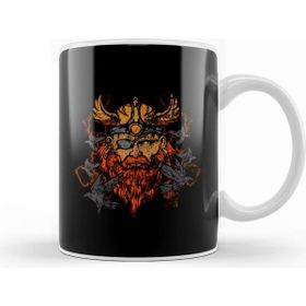Humuts Vintage Odin Ravens Norse Mythology Distressed Kupa
