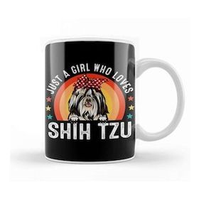 Humuts Vintage Shih Tzu Dog Design For Dog Lover Kupa
