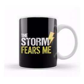 Humuts Vintage The Storm Fears Me Funny Severe Weather Kupa