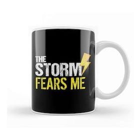 Humuts Vintage The Storm Fears Me Funny Severe Weather Kupa