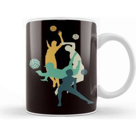 Humuts Vintage Volleyball Team Players Ball Sports Beach Volleyball Kupa
